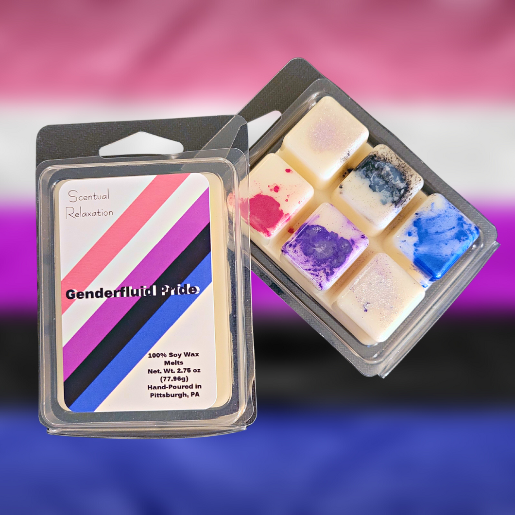 Genderfluid Pride Wax Melt