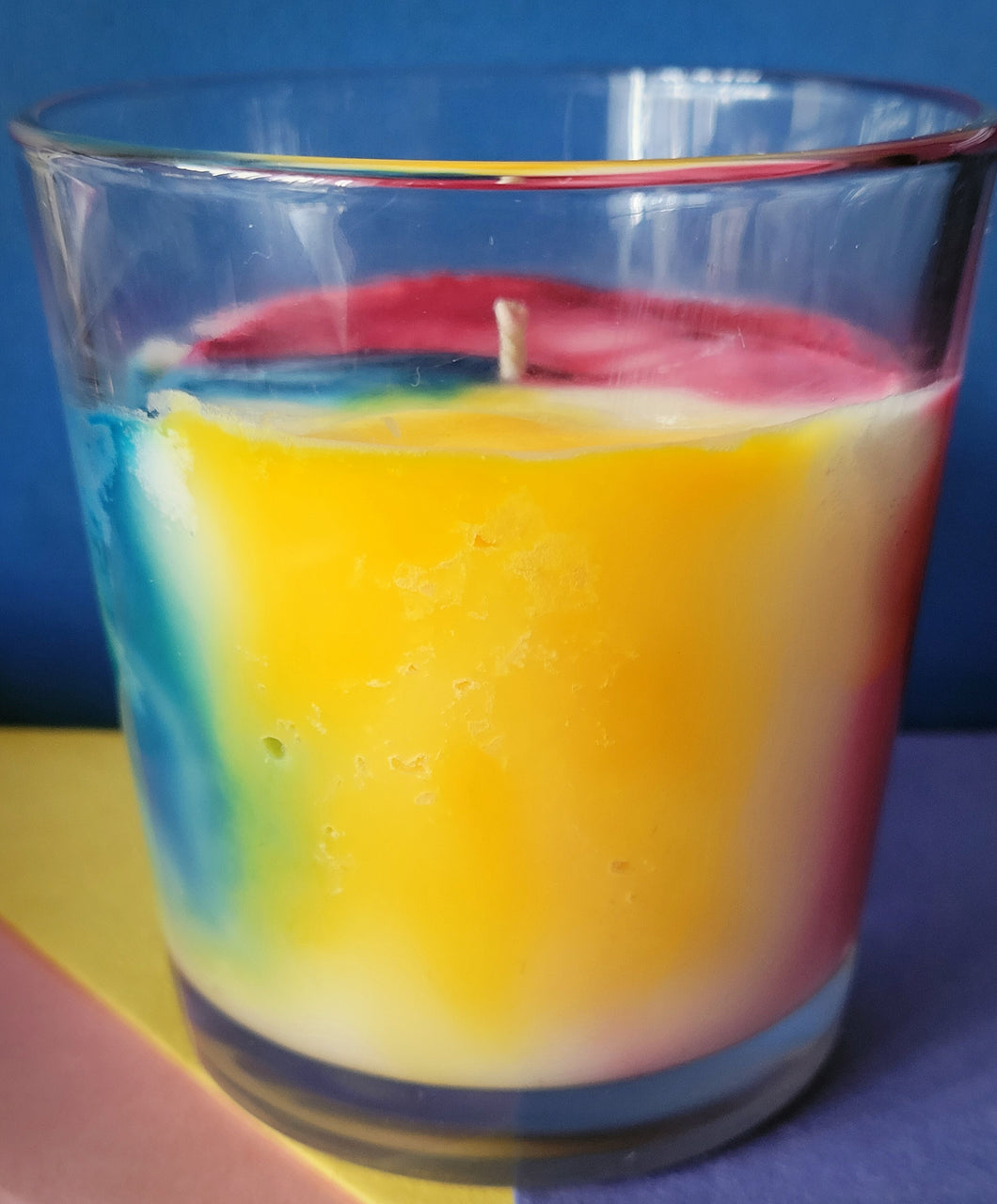 Pansexual Pride Candle